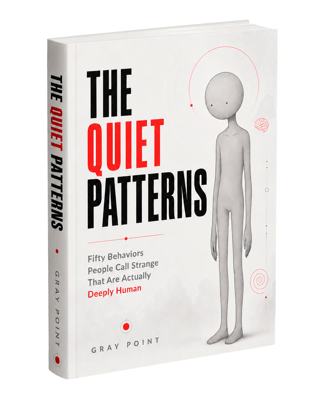 The Quiet Patterns ebook 3D book mockup